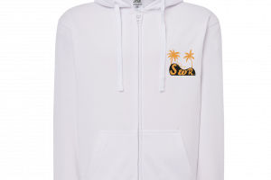 Veste pour homme et femme Blanc ou Noire »coeur/dos »