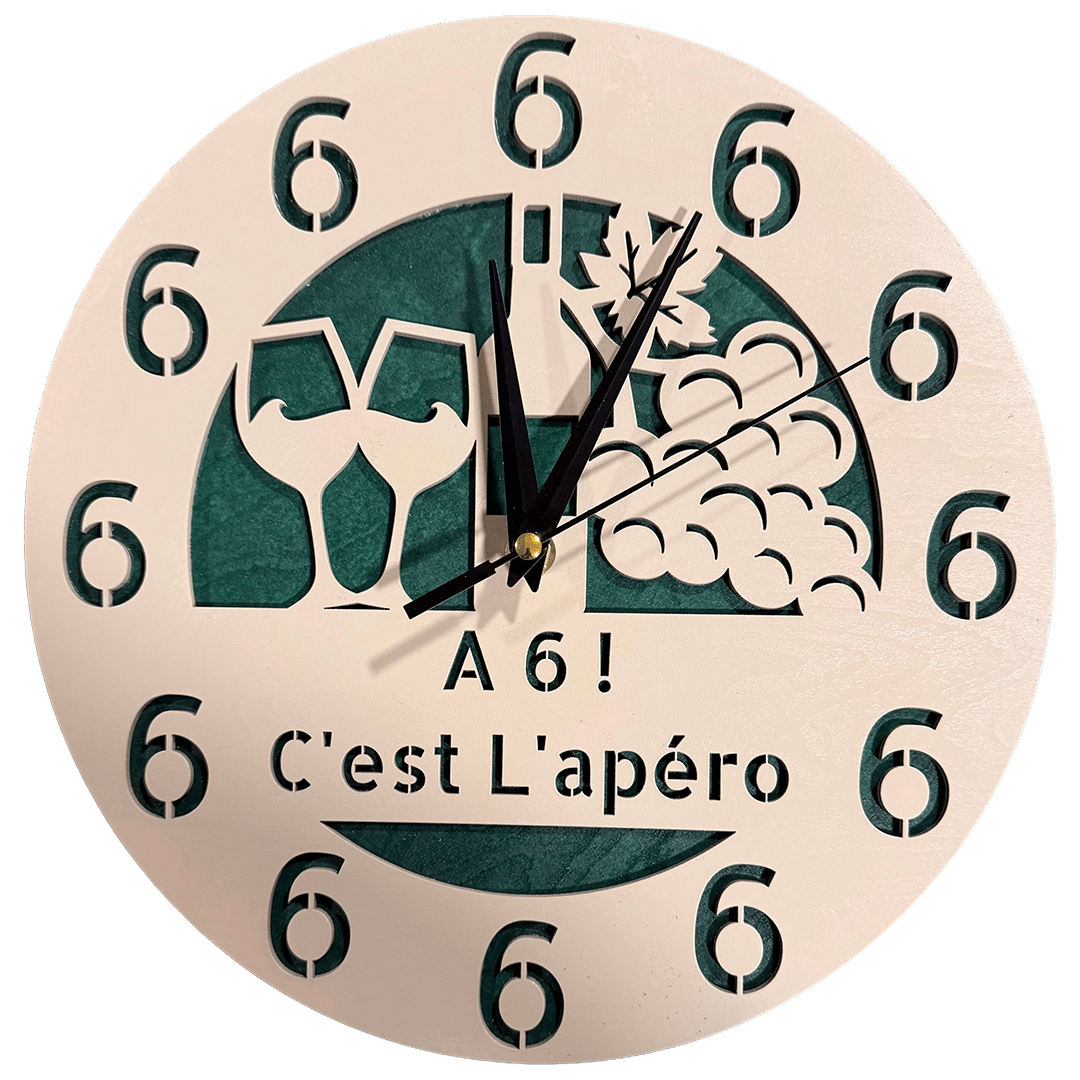 Horloge apéro