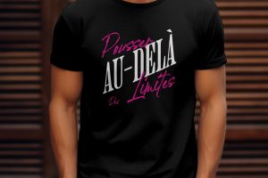 T-shirt pour homme et femme Sport « Au de la «