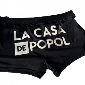 Caleçon pour Homme Satin noir « réfléchissant »