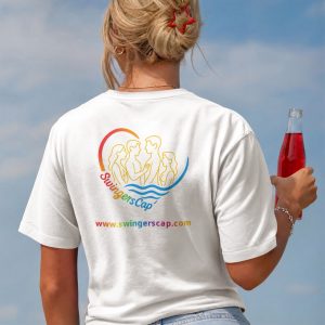 T-shirt pour homme / femme blanc Les swingers du Cap
