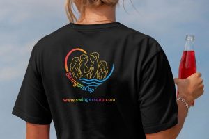 T-shirt pour homme / femme noir SwingersCap